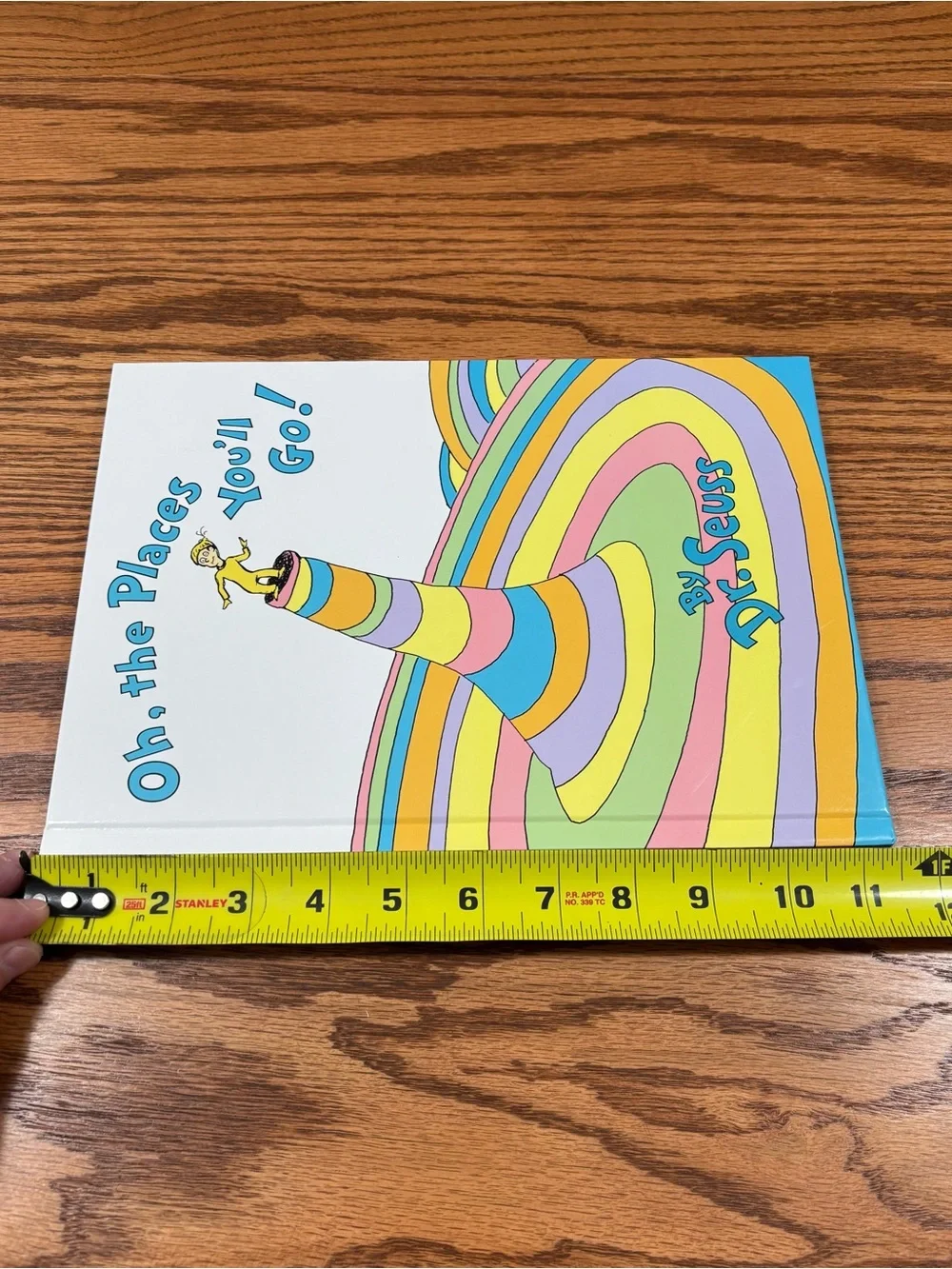 Dr. Seuss Oh, the Places You'll Go! Hardcover Large Book Random House Excellent